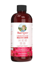 Cargar imagen en el visor de la galería, MaryRuth's Multivitamínico para mujeres, hombres y niños | Multivitamínico líquido matutino | Vitaminas A, C, D, E, B6, B12, Biotina y Zinc | Belleza | Vegano | Sin OGM | Sin gluten | 22 onzas (650 ml)