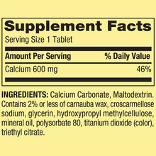 Cargar imagen en el visor de la galería, Calcio, Spring Valley, 600 mg, 100 tabletas