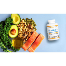Cargar imagen en el visor de la galería, Omega 3 Premium, California Gold Nutrition, 100 softgels (cápsulas blandas)
