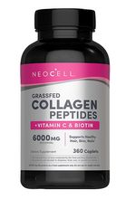 Cargar imagen en el visor de la galería, Super Colageno + Vitamina C, con 5,000 mcg de Biotina. NeoCell. Pelo, uñas, piel, y articulaciones. 360 Tabletas