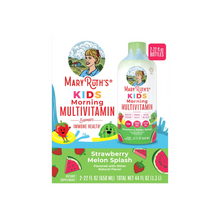 Cargar imagen en el visor de la galería, MaryRuth's Multivitamínico líquido matutino para niños | Multivitamínico infantil | Suplemento de apoyo inmunológico | Vitamina C | Vitamina D | Nutrientes esenciales | Vegano | Hasta 180 servicios| 22 onzas (650 ml)