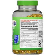 Cargar imagen en el visor de la galería, OMEGA 3 de Aceite de pescado silvestre de Alaska, cápsulas de la mitad de tamaño, Walgreens, 200 softgels