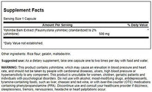 Cargar imagen en el visor de la galería, Yohimbe: mejora la salud sexual de la pareja. Swanson, 120 cápsulas