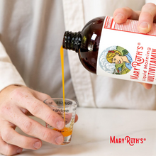 Cargar imagen en el visor de la galería, MaryRuth's Multivitamínico para mujeres, hombres y niños | Multivitamínico líquido matutino | Vitaminas A, C, D, E, B6, B12, Biotina y Zinc | Belleza | Vegano | Sin OGM | Sin gluten | 22 onzas (650 ml)