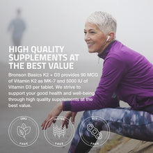 Cargar imagen en el visor de la galería, Vitaminas K2 + D3 | 2en 1 | La Combinación perfecta para la salud de Corazón y Huesos. 120 cápsulas.