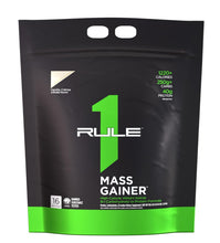 Cargar imagen en el visor de la galería, Proteina MASS GAINER, Rule 1, Fórmula hipercalórica para el aumento de peso con más de 1,220 calorías, más de 250 g de mezcla de carbohidratos complejos y 40 g de proteína 100% de suero por porción, 11 libras
