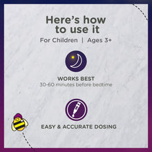 Cargar imagen en el visor de la galería, Melatonina líquida(Gotas) para niños, suplemento para mejorar el sueño, libre de drogas, 100% natural