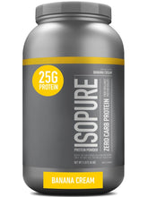 Cargar imagen en el visor de la galería, Isopure Proteína en polvo con cero carbohidratos, 100% aislado de proteína de suero, Keto Friendly, Banana Cream, 3 Libras.