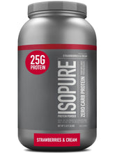 Cargar imagen en el visor de la galería, Isopure Proteína en polvo con cero carbohidratos, 100% aislado de proteína de suero, Keto Friendly, Strawberries & Cream, 3 Libras.