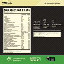 Cargar imagen en el visor de la galería, Proteína SERIOUS MASS, sabores vainilla y chocolate, 12 libras