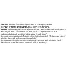 Cargar imagen en el visor de la galería, Multivitamínico para hombres, Equate, 100 tabletas