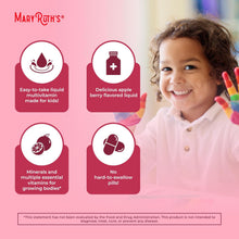 Cargar imagen en el visor de la galería, MaryRuth's Multivitamínico líquido matutino para niños | Multivitamínico infantil | Suplemento de apoyo inmunológico | Vitamina C | Vitamina D | Nutrientes esenciales | Vegano | Hasta 180 servicios| 15.22 onzas (450 ml)