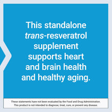 Cargar imagen en el visor de la galería, Resveratrol, Transresveratrol, Life Extension, 30 servicios