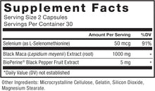 Cargar imagen en el visor de la galería, Maca Negra (Black Maca), Force Factor, 60 cápsulas