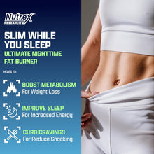 Cargar imagen en el visor de la galería, LIPO 6 NOCHE, Quemador de grasa nocturno Lipo 6 | Pastillas dietéticas para bajar de peso para hombres y mujeres con apoyo para dormir | Supresor del apetito potenciador del metabolismo nocturno | 30 servicios