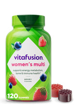 Cargar imagen en el visor de la galería, Multivitamínico mujer gomitas, Vitafusion, 120 gomitas