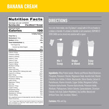 Cargar imagen en el visor de la galería, Isopure Proteína en polvo con cero carbohidratos, 100% aislado de proteína de suero, Keto Friendly, Banana Cream, 3 Libras.