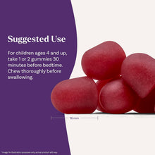 Cargar imagen en el visor de la galería, Melatonina para Niños Natrol Kids Sleep + Calm – 60 Gomitas, Sabor Fresa | Con L-Teanina para Favorecer el Sueño y la Relajación