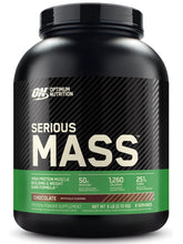 Cargar imagen en el visor de la galería, Proteína SERIOUS MASS, sabores vainilla y chocolate, 6 libras