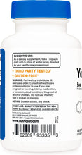 Cargar imagen en el visor de la galería, Yohimbine HCl 5mg, 120 cápsulas. Mejora salud sexual, afrodisiaco, disfunción erectil, uso en hombre y mujeres Nutricost