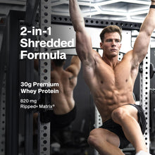 Cargar imagen en el visor de la galería, Proteína para perder peso y ganar definición muscular. NitroTech Ripped. Muscletech, Vainilla, Proteína + L-Carnitina. 4 Libras