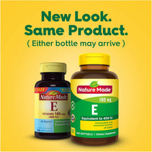 Cargar imagen en el visor de la galería, Vitamina E, 400 IU (180 mg), Nature Made, 300 softgels