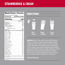 Cargar imagen en el visor de la galería, Isopure Proteína en polvo con cero carbohidratos, 100% aislado de proteína de suero, Keto Friendly, Strawberries & Cream, 3 Libras.
