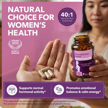 Cargar imagen en el visor de la galería, Myo-inositol y D-quiro inositol para mujeres, Intimate Rose, equilibrio hormonal y apoyo ovárico para mujeres, proporción ideal de 40:1, vitamina D3 + Ashwagandha, 120 cápsulas