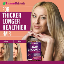 Cargar imagen en el visor de la galería, Hair Growth,| Biotina 10,000mcg, colágeno, OptiMSM® patentado, goMCT®, Saw Palmetto | Crecimiento naturalmente más fuerte y saludable cabello, piel y uñasVitaminas para el crecimiento del cabello para mujeres 120 cápsulas, PPU