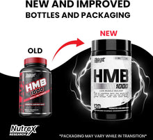 Cargar imagen en el visor de la galería, HMB 1000, Nutrex, Apoya la recuperación muscular, reducir el daño muscular esquelético, aumento de la fuerza, previene la pérdida muscular | 120 cápsulas