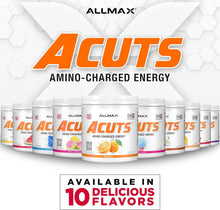 Cargar imagen en el visor de la galería, A:CUTS proporciona energía durante el entrenamiento y, al mismo tiempo, preservar la masa muscular, todo ello mientras apoya una dieta para la quema de grasa, AllMax, Sin azúcar, 30 servicios