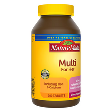 Cargar imagen en el visor de la galería, Multivitamínico para mujer, Nature Made, 300 tabletas
