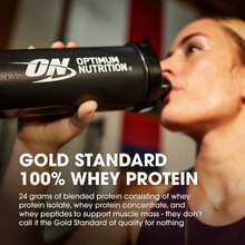 Cargar imagen en el visor de la galería, Proteína 100% WHEY, Gold Standard, Vainilla, 5.47 libras, 80 servicios