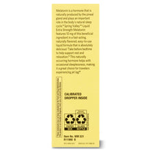 Cargar imagen en el visor de la galería, Melatonina liquida (Gotas) para adultos, Spring Valley, 10 mg, mejora tu sueño 100% natural