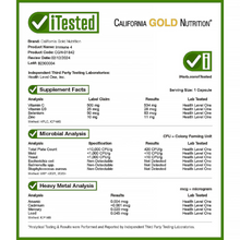 Cargar imagen en el visor de la galería, Immune 4, California Gold Nutrition, apoya tu sistema inmune, aumenta tus defensas, contiene vitaminas C, D3, Zinc, y Selenio. Tamaños Disponibles: De 180 y de 60 cápsulas
