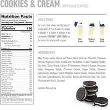 Cargar imagen en el visor de la galería, Isopure Proteína en polvo con cero carbohidratos, 100% aislado de proteína de suero, Keto Friendly, Cookies & Cream, 3 Libras