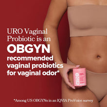 Cargar imagen en el visor de la galería, URO Vaginal Probiotics para la salud vaginal de las mujeres, equilibrio del pH, mezcla de prebióticos y probióticos Lactobacillus, promueve el olor y flora vaginal saludable, 60 cápsulas