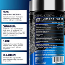 Cargar imagen en el visor de la galería, LIPO 6 NOCHE, Quemador de grasa nocturno Lipo 6 | Pastillas dietéticas para bajar de peso para hombres y mujeres con apoyo para dormir | Supresor del apetito potenciador del metabolismo nocturno | 30 servicios