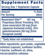 Cargar imagen en el visor de la galería, Resveratrol, Transresveratrol, Life Extension, 30 servicios