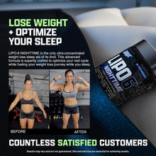 Cargar imagen en el visor de la galería, LIPO 6 NOCHE, Quemador de grasa nocturno Lipo 6 | Pastillas dietéticas para bajar de peso para hombres y mujeres con apoyo para dormir | Supresor del apetito potenciador del metabolismo nocturno | 30 servicios