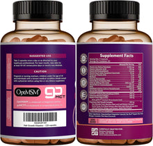 Cargar imagen en el visor de la galería, Hair Growth,| Biotina 10,000mcg, colágeno, OptiMSM® patentado, goMCT®, Saw Palmetto | Crecimiento naturalmente más fuerte y saludable cabello, piel y uñasVitaminas para el crecimiento del cabello para mujeres 120 cápsulas, PPU