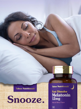 Cargar imagen en el visor de la galería, Melatonina Tahoe Nutritionals 12 mg de Disolución Rápida ,90 Tabletas, Sabor Frutos del Bosque | Ayuda a Conciliar el Sueño y Favorece el Descanso Nocturno