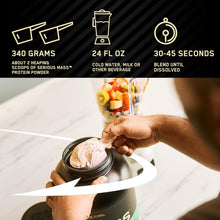Cargar imagen en el visor de la galería, Proteína SERIOUS MASS, sabores vainilla y chocolate, 6 libras