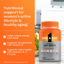 Cargar imagen en el visor de la galería, Multivitamínico Bayer, ONE A DAY, para mujeres mayores de 50 años, 200 tabletas