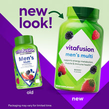 Cargar imagen en el visor de la galería, Multivitamínico hombre en gomitas, Vitafusion, 120 gomitas