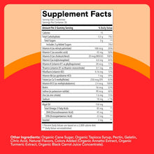 Cargar imagen en el visor de la galería, SmartyPants Multivitamínicos en gomitas para niños con Omega 3 DHA/EPA, Vitaminas D3, C, B12, B6, A, K y Zinc; sin gluten, etiqueta limpia, tres sabores frutales, 60 gomitas