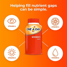 Cargar imagen en el visor de la galería, Multivitamínico para mujer, One a Day, BAYER, 200 tabletas