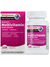 Cargar imagen en el visor de la galería, Multivitaminico para mujer, Walgreens, 120 tabletas
