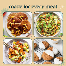 Cargar imagen en el visor de la galería, Aceite de coco virgen orgánico prensado en frío, “USDA Organic”, sin OMG, Nutiva, vegano, keto, sabor y aroma fresco para usar en la cocina, piel y cabello, 15 onzas