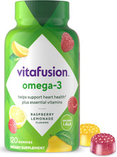 Cargar imagen en el visor de la galería, Omega 3 en gomitas, Vitafusion, 120 gomitas